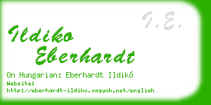 ildiko eberhardt business card