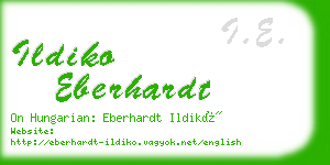 ildiko eberhardt business card